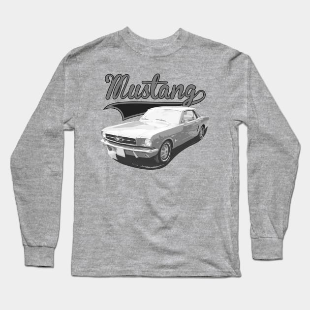 Mustang Long Sleeve T-Shirt by R4Design